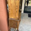 Antique Oak China Hutch Cabinet side