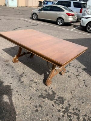 Modern Wood Dining Table 2 Leaves