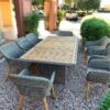 Outdoor Patio Table With 8 Chairs