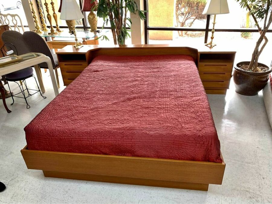 Danish Modern Queen Bed