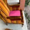 Vintage Velvet Wingback Chair armchair arm covers