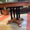 Extendible Oval Dining Table side