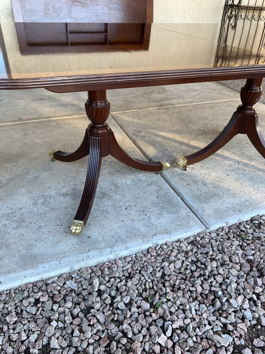 Sheraton Style Dining Table side