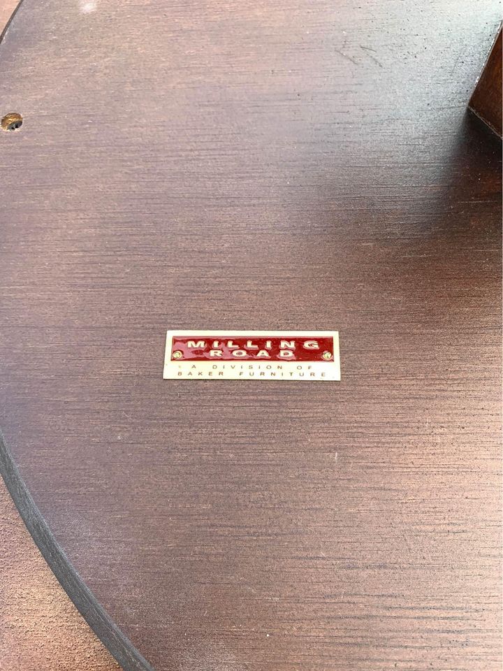 Small Three-Leg Dining Table label