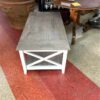 Gray and White Coffee Table end
