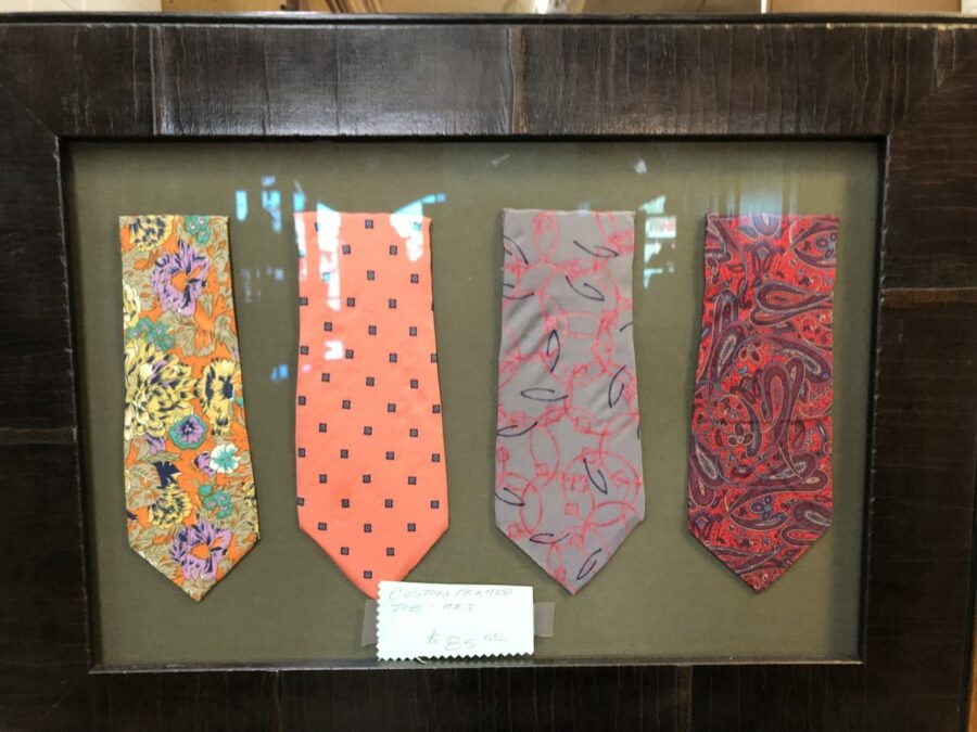 Framed Tie Art
