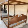 King Size Canopy Bed back