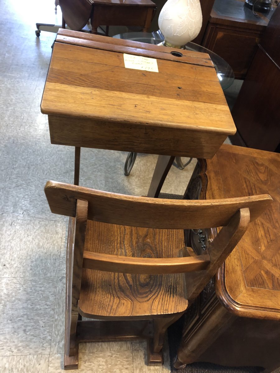 Old-Fashioned School Desk
