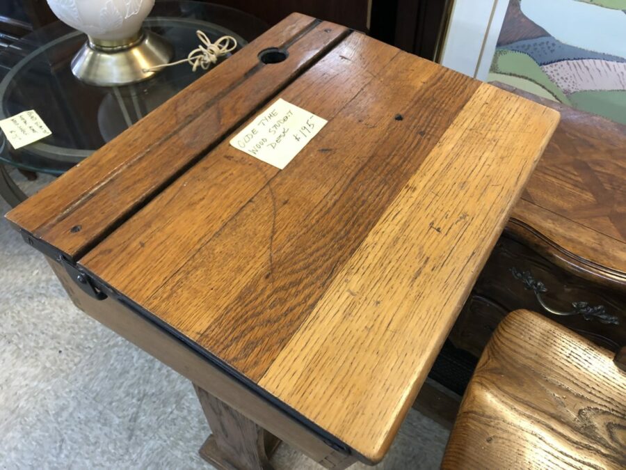 Old-Fashioned School Desk top