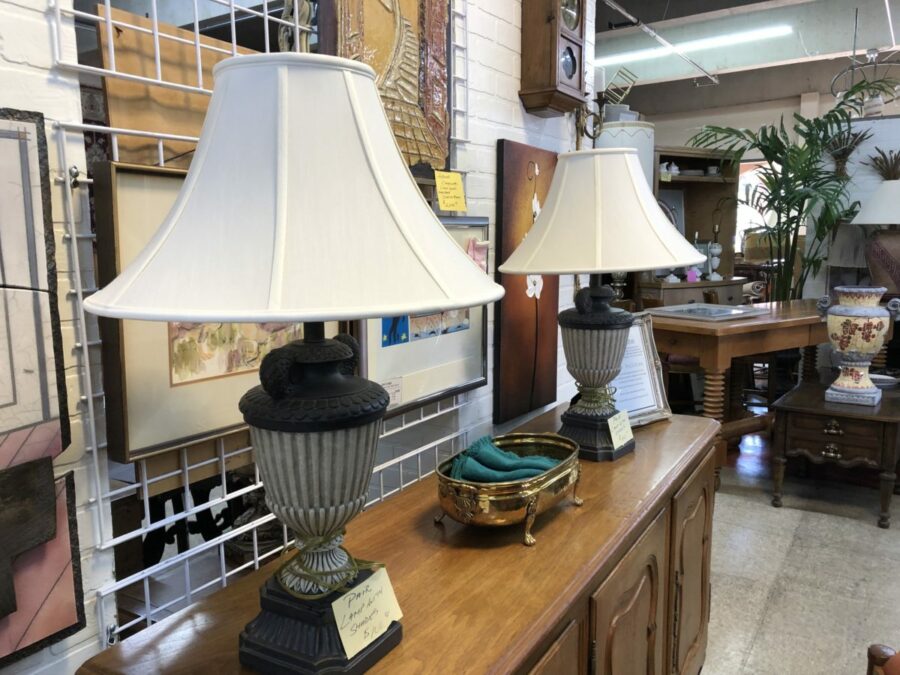 Pair of Urn Shaped Lamps