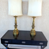 Pineapple Torchiere Table Lamps with shades