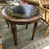 round side table with drawer