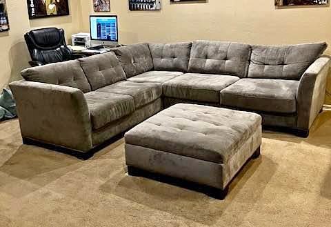 Soft Gray Sectional Sofa
