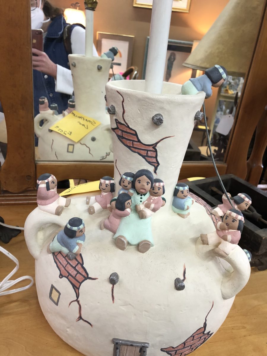 Southwest Storyteller Lamp base