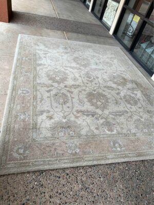 Thick Gray Wool Rug