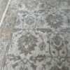 Thick Gray Wool Rug detail