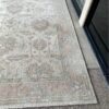 Thick Gray Wool Rug side