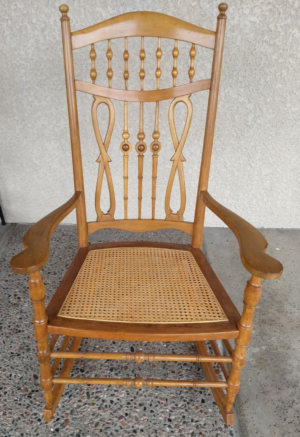 Vintage Spindle Back Rocking Chair