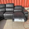 Leather Power Reclining Sectional opposite recliner