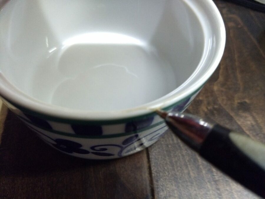 Mikasa Firenze Creamers and Sugar Bowl small crack