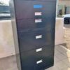 Tall Black File Cabinet