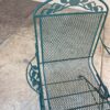 Vintage Wrought Iron Patio Set chair decoration
