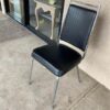 2 Mid-Century Office Chairs black chair