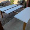 Large Farmhouse Style Dining Table extending