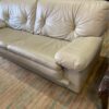 Modern Low Leather Sofa armrest