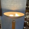 Uplight Wood and Metal Floor Lamp light