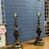 Brass Table Lamp Set