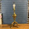 Three-Legged Brass Table Lamp