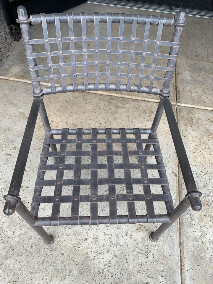 Iron Patio Set chair no cushion