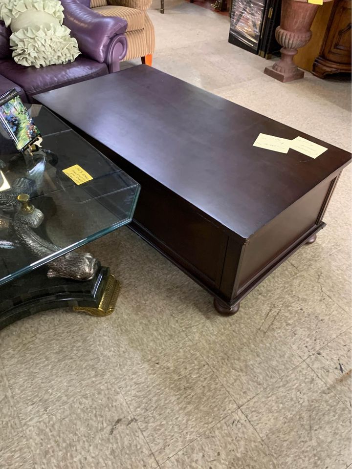 Large TV Stand With Drawers back