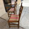 Oak Antique Dining Chairs side