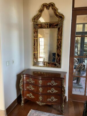 Rococo Commode and Mirror Set