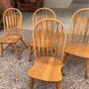 Set of Solid Oak Chairs