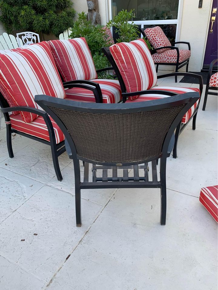 Summer Classic Patio Armchairs back