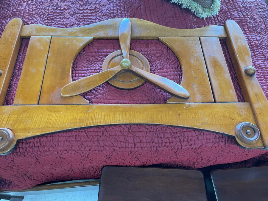 4-Piece Airplane Bedroom Set footboard