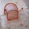 4 Vintage Iron Patio Chairs bottom