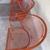 4 Vintage Iron Patio Chairs top