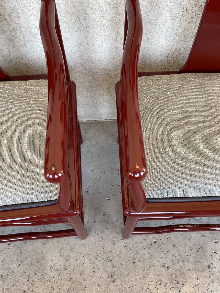 Asian Style Dining Chairs arms