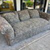 Pair of Gray Floral Sofas