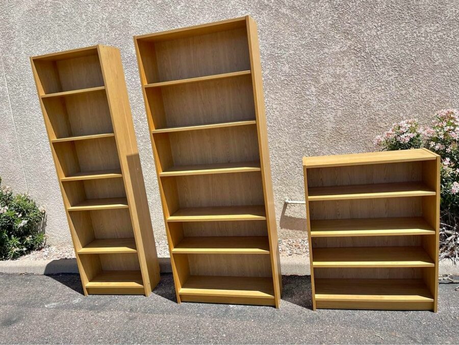 Set of Three Bookcases