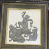 Vintage Asian Temple Rubbings drinking