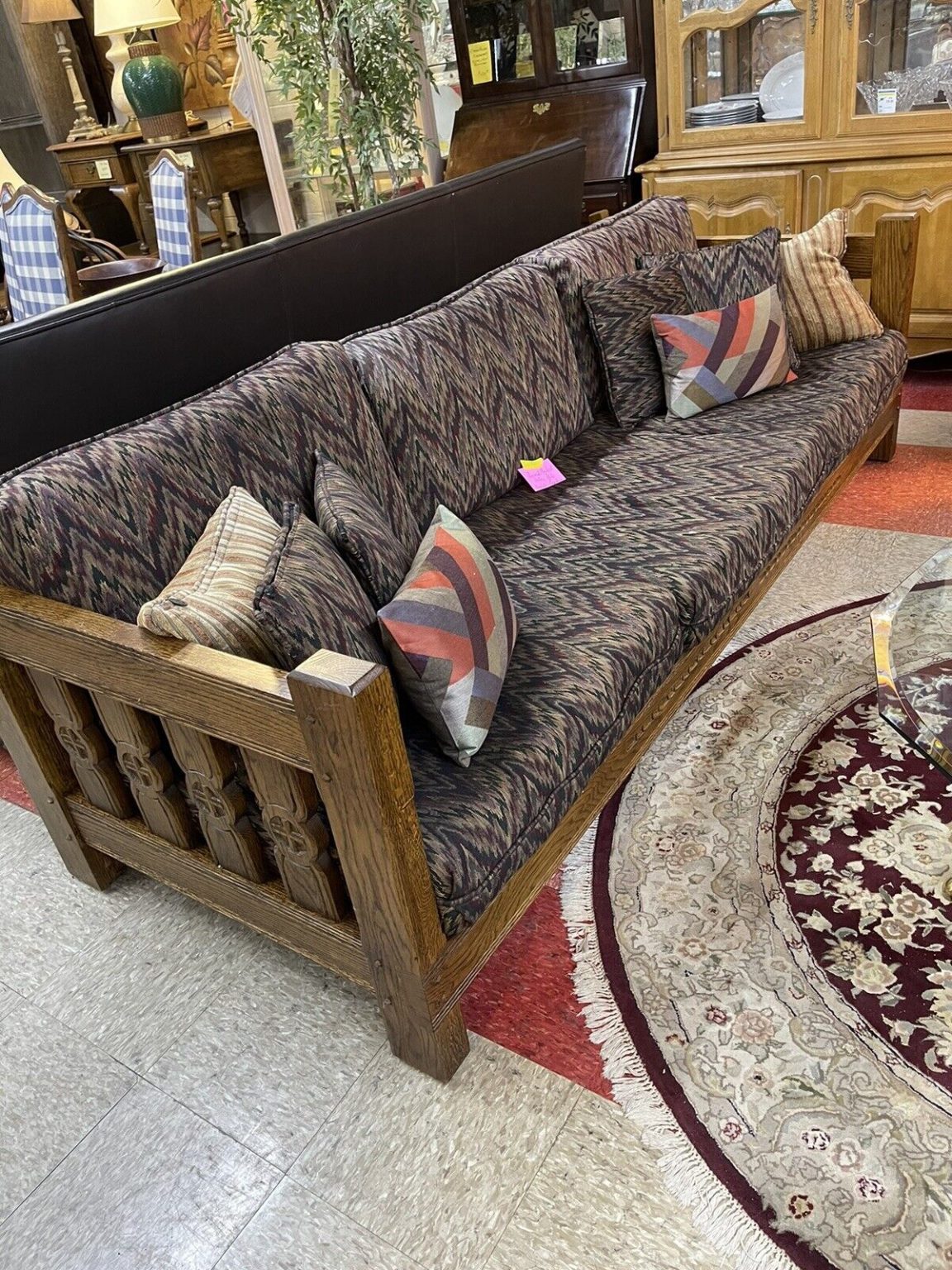 Arts and Crafts Style Sofa and Chair sofa