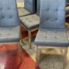 Modern Gray Dining Chairs set