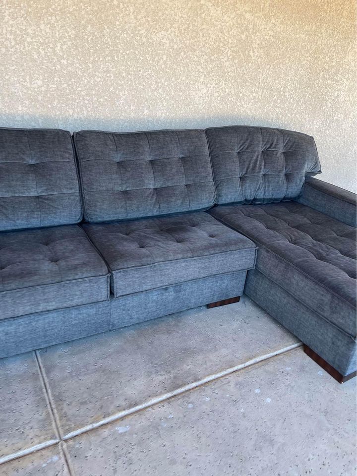 Modern Gray Sectional Sofa