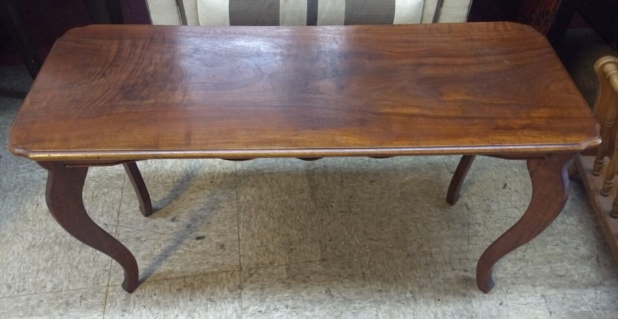 Vintage Handmade Walnut Table