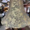 Gold Lamp with Dragon Shade shade